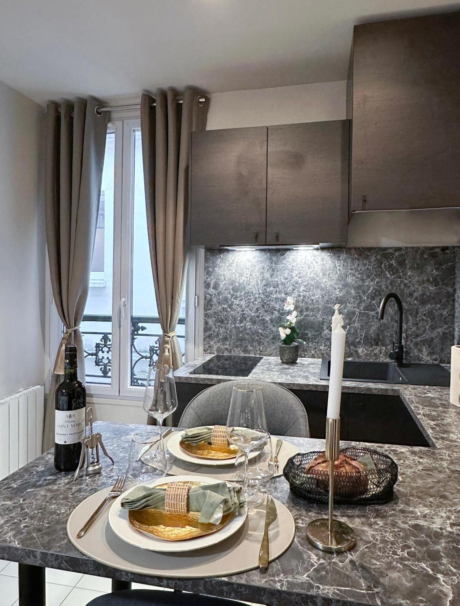 Peaceful Studio In Paris Bagian luar foto